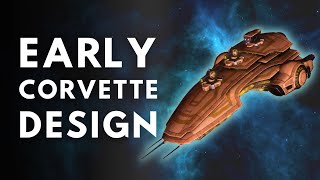 Stellaris Early Corvette Design amp PreContact Wars [upl. by Trefor]