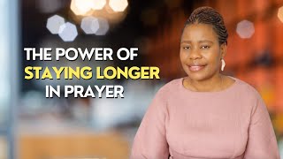 Fasting The Power of Staying Longer in Prayer [upl. by Dadivitan]