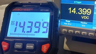 Habotest HT118E unboxing DCV test [upl. by Dirgis]