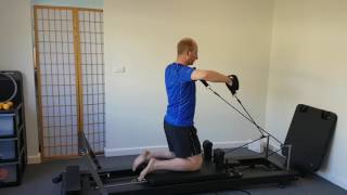 Clinical Pilates exercise the Chariot Pull [upl. by Jessamyn]