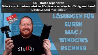 SDKarte reparieren  Wie kann ich eine defekte SD  Karte wieder lauffähig machen Windows und Mac [upl. by Loree]