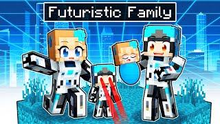 OMZ Having a FUTURISTIC FAMILY in Minecraft  Parody StoryRoxy and LilyCrystal [upl. by Llenehs]