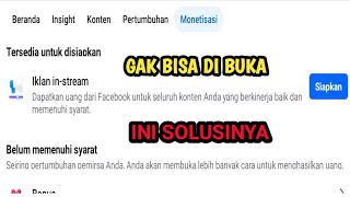 iklan instrem Facebook tidak bisa dibuka ini penyebab dan solusinya [upl. by Adanar]