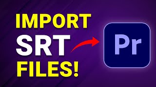 How to IMPORT SRT subtitles to Premiere Pro  Full Guide [upl. by Billmyre107]