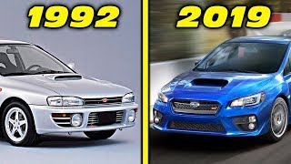 Subaru Impreza and Impreza WRX STI History  Evolution 1992  2019 4K [upl. by Ullund587]