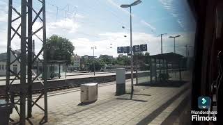 Bahnhof Bruchsal Teil34 Re17c n mühlacker MEX n Stuttgart Hbf gv in bw am 210724 [upl. by Ahoufe]