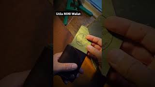 Utila MINI Wallet handmade leatherwallets by Patepluma Co [upl. by Piggy]