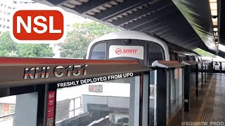 SMRT PMPeak Deployment KHI C151 Fresh From UPD  From Jurong East to Bukit Gombak supposedly [upl. by Llewej]