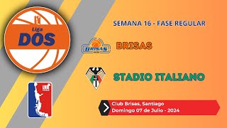 07 JULIO 2024  LIGA DOS Brisas vs Stadio Italiano [upl. by Rickard546]