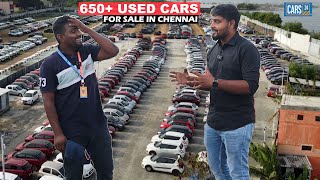 650 Preowned Cars  😮 Biggest Used Cars Collections in Chennai🔥 [upl. by Ahsekad]