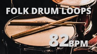 Simple Folk Drum Loop 82 Bpm By Solidtracks [upl. by Smitty]