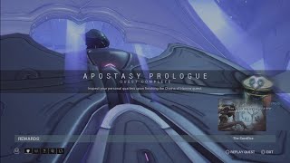 Warframe Apostasy Prologue Mission [upl. by Ahtikal709]