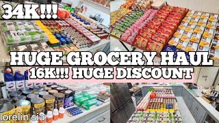 34K Huge Grocery Haul  16K Huge Discount  Tipid Tips amp Hacks  Lorelin Sia [upl. by Polik]