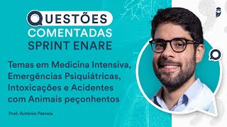 Questões Comentadas de Medicina Intensiva e Emergências Psiquiátricas  Sprint ENARE Residência [upl. by Petracca]