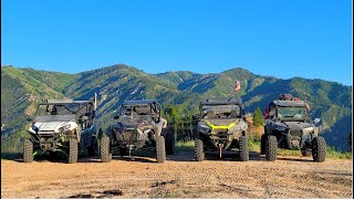 UTV Overlanding  Idaho City to Trinity Lakes Loop RZR Turbo S General S 1000 amp Wild Teryx [upl. by Anaujik]