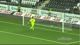 Worlds Longest Headed Goal 57 metre 2011 good quality Jone Samuelsen [upl. by Ingra]