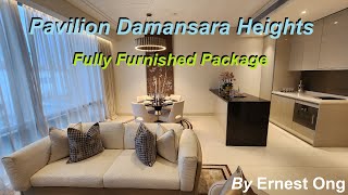 826 sqft Pavilion Damansara Heights Fully Furnished Residential Unit with 1 Bed 1 Study 2 Bathrooms [upl. by Ainesell]