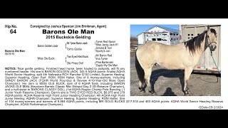 ➖Pitzer Ranch 2024 Spring Sale➖ Lot 64 Barons Ole Man [upl. by Assirrem501]