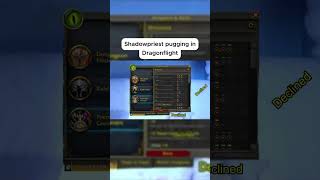 Answering request for shadow priest pugging in Dragonflight wowtok shadowpriest worldofwarcraft [upl. by Aivil438]