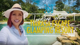 360 Landskap Terbaik Tiarasa Escape Glamping Resort  Ilham Impiana 360 [upl. by Rona]