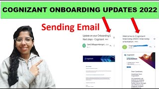 Cognizant Onboarding Update 2022  Orientation Email Update [upl. by Antonio630]