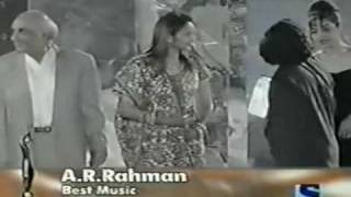 A R Rahman at Filmfare Awards 98  Best Music Dil Se [upl. by Alemrac317]