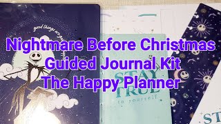 Nightmare Before Christmas  Guided Journal Kit  The Happy Planner [upl. by Margherita]