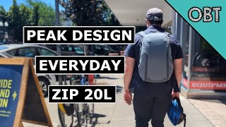 Peak Design Everyday Backpack Zip 20L Review Personal Item Sized [upl. by Adnaluy]