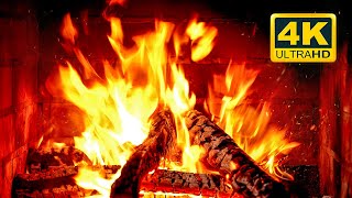 🔥 Fireplace 4K UHD Fireplace with Crackling Fire Sounds Fireplace Burning for Home [upl. by Indnahc]