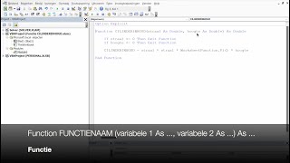 19 VBA voor Excel  Een eigen Excel functie maken [upl. by Faro]