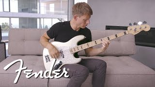 Chris Chaney Demos The Fender American Elite Jazz amp Precision Basses  American Elite  Fender [upl. by Mcquoid]