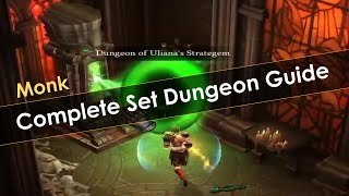 Diablo 3 Complete Monk Set Dungeon Guide Sunwuko Innas Ulianas Raiment [upl. by Annoerb]