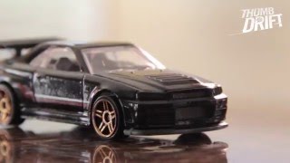 The Hot Wheels Showdown Nissan Skyline GTR R34 vs 1970 Ford Escort RS1600 Epic Drift Battle [upl. by Esidarap]