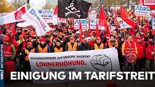 LOHNERHÖHUNG amp EINMALZAHLUNG Einigung im Tarifstreit der Metall und Elektroindustrie [upl. by Eimam]