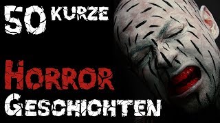 50 kurze Horrorgeschichten  Creepypasta Compilation German  Deutsch  Horror Hörbuch [upl. by Kataway]