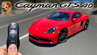 The 2021 Porsche 718 Cayman GTS 40 is a FlatSix Symphony for an Audience of One InDepth Review [upl. by Lyssa576]