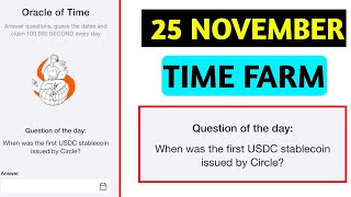 Time Farm Answer Today  Time Farm Oracle of Time 25 November  Time Farm Oracle Question of the day [upl. by Naiva]