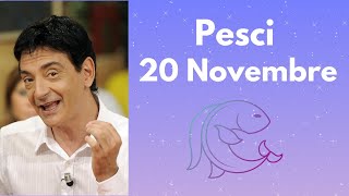 Pesci ♓️ LOroscopo di Paolo Fox  20 Novembre 2024  Amore e lavoro in equilibrio ma… [upl. by Eldwon]