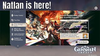 Genshin Impact Welcome to Natlan V50 Launch Stream [upl. by Ty66]