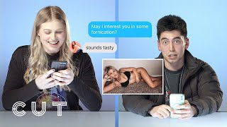 Blind Dates Look Through Each Others Phones  Unlocked  Cut [upl. by Soinotna]