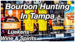 Bourbon Hunting in Tampa  Luekens Wine amp Spirits bourbonhunting [upl. by Emmer672]