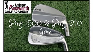 Ping i500 vs i210 Irons with Andrew Ainsworth [upl. by Eloccin]