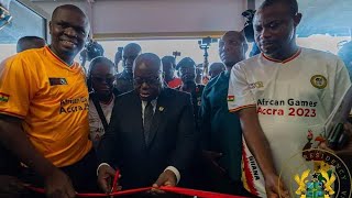 watch How Nana Akufo Addo Unveiled The New 50 Million Dollars Stadium At BORTEYMAN sports Complex [upl. by Ordnajela]