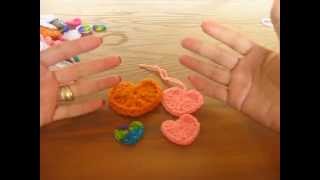 CORAZONES TEJIDOS EN CROCHET [upl. by Geer]