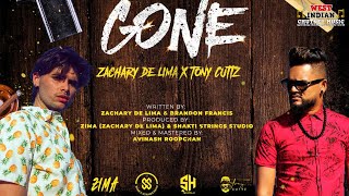 Zachary De Lima X Tony Cuttz  Gone 2021 Groovy Chutney Lyrics Video [upl. by Haldan]