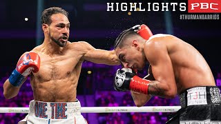 Thurman vs Barrios HIGHLIGHTS February 5 2022  PBC on FOX PPV [upl. by Ocer]