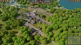 Railway Empire 2 Scenario 4 Around the Great Lakes Part One [upl. by Ydal]