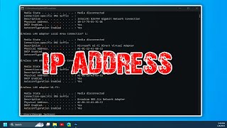 How to Find Your IP Address [upl. by Combes369]