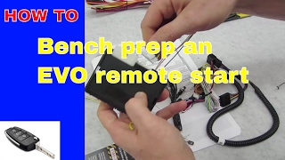 How to bench prep wiring your Evo One remote starter [upl. by Nahbois]