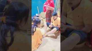 Haldi lagao Re Tel chadhao Reshortsfeed youtubeshorts trending [upl. by Yelnek]